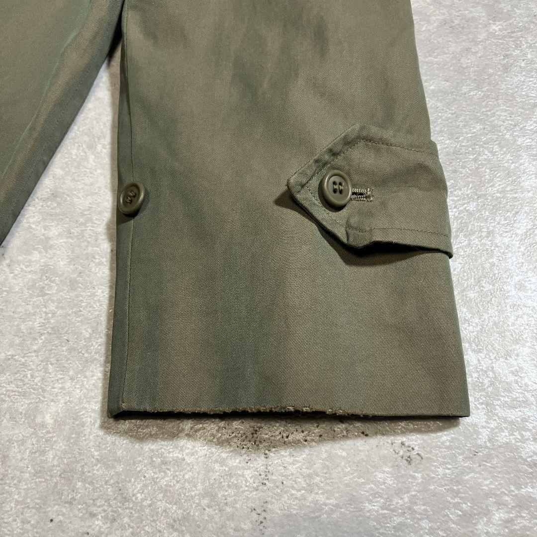 90s BURBERRY ステンカラーコート ヴィンテージ バーバリー 玉虫