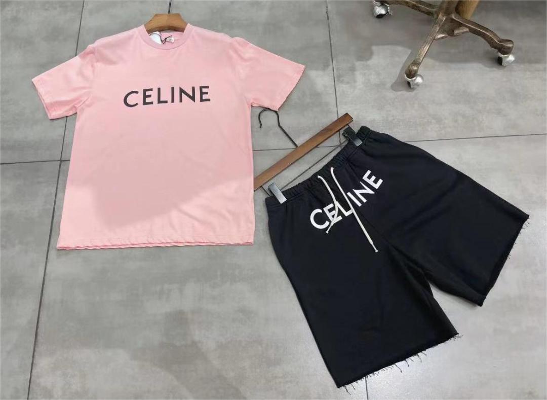 希少◆送料込！【CELINE】ロゴ入り シルクツイル ショートパンツ CELINE セリーヌ レディース ショートパンツ サイズ：S