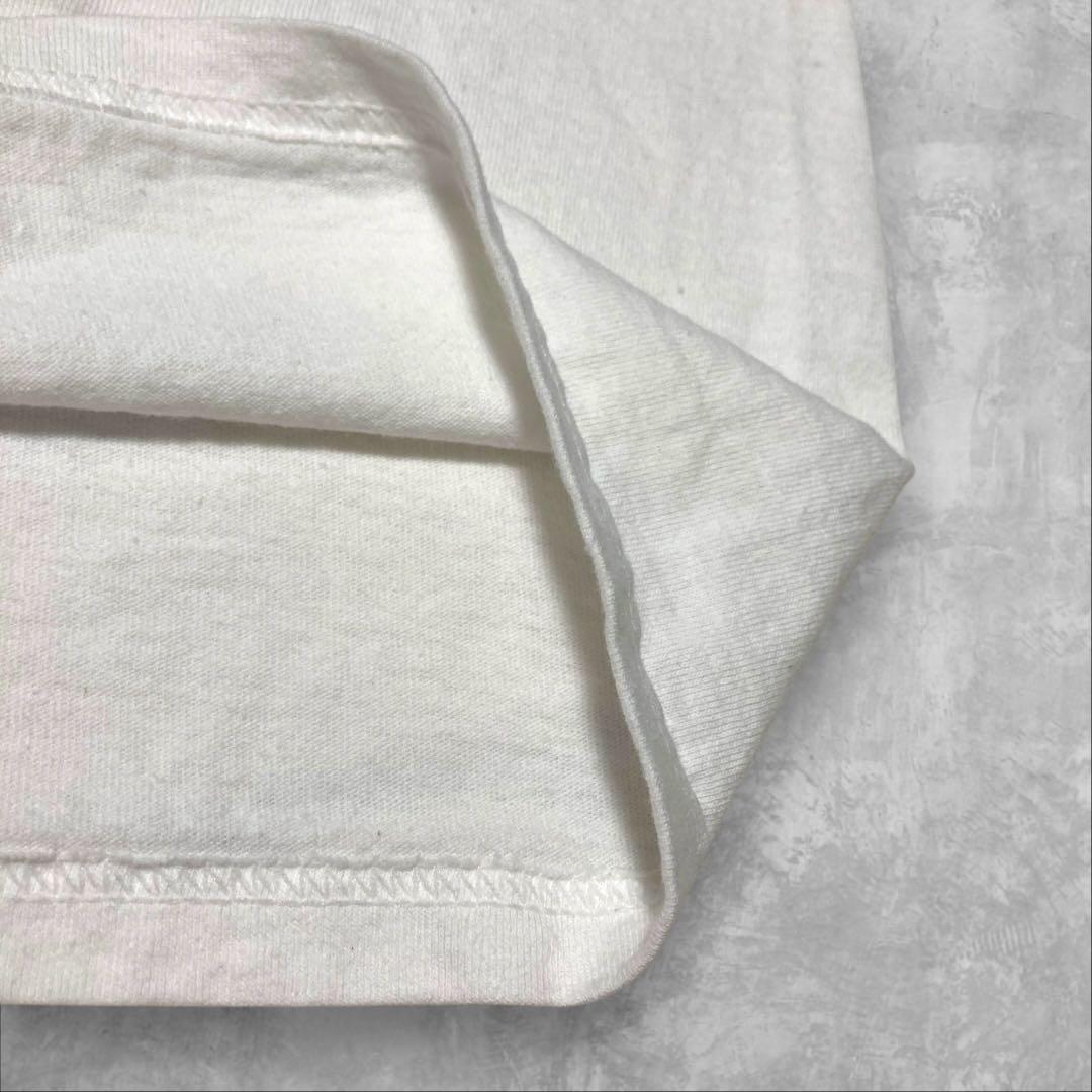 USA製 DELTAスマイルTシャツ ロサンゼルス 星条旗90s00s白Lサイズ