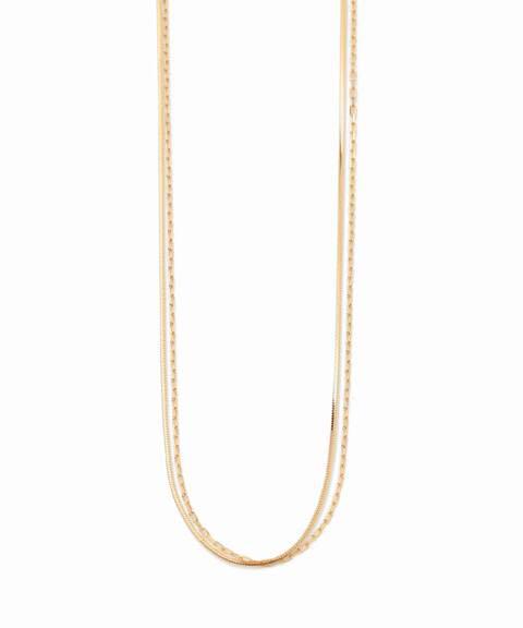 がらどこか︶ MARIHA JEWELRY Silent Rain 2連ネックレス MDnSU-m85332101215 ∴ネックレス