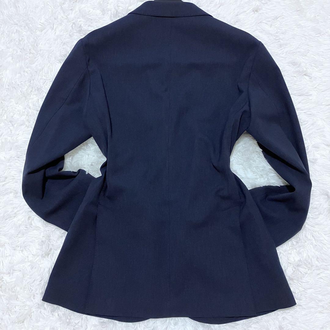 美品 マッキントッシュ トロッター ネイビー セットアップ 40R Lサイズ相当