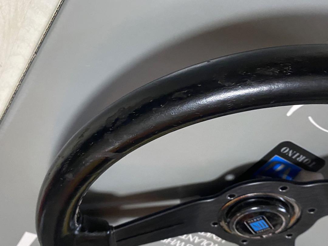 NARDI レザーステアリング33Φ 即決大歓迎　ナルディ　小径　 希少 FET