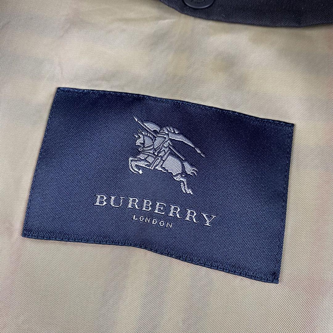 希少L◎BURBERRYLONDON トレンチコート　ライナー付き　ブラック