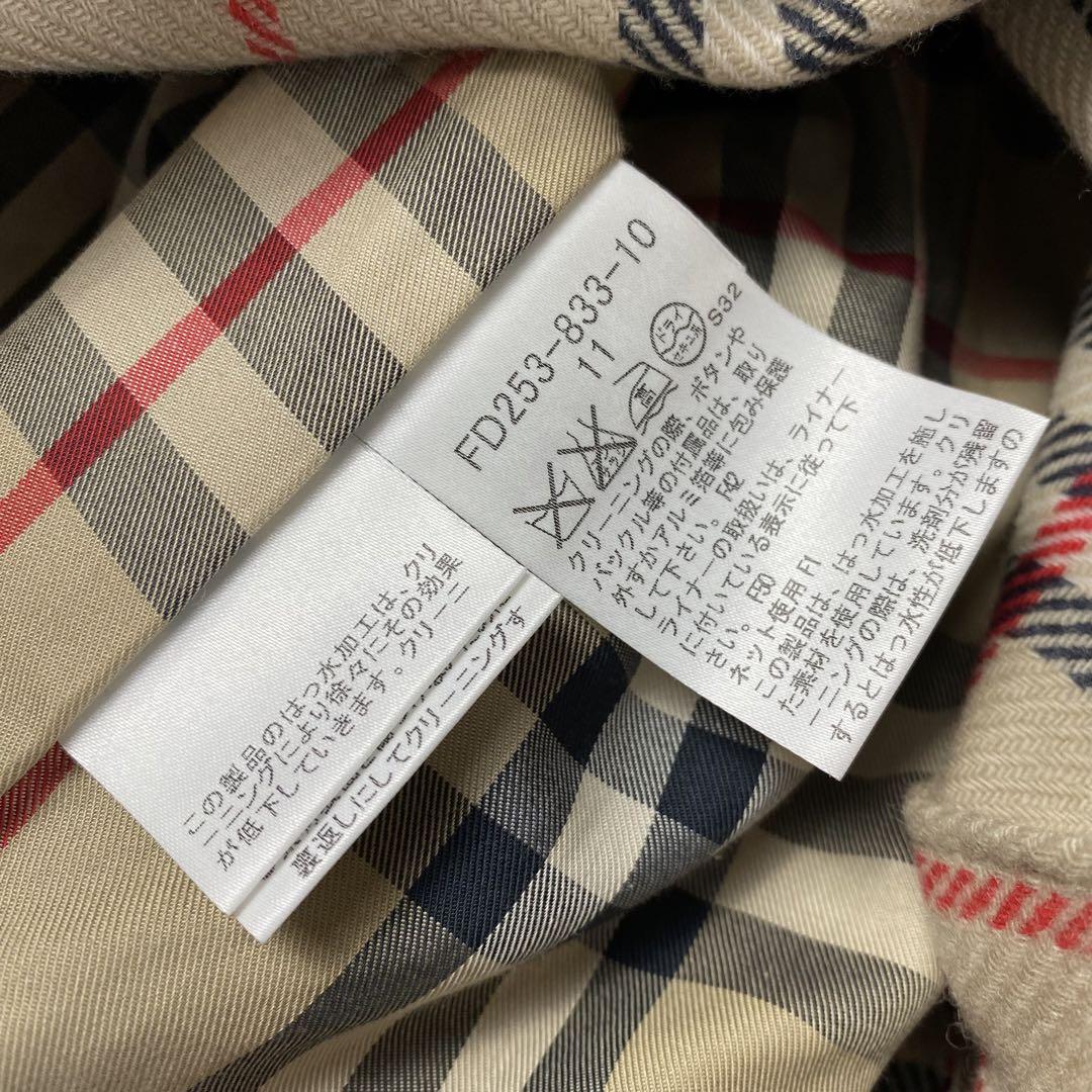 希少L◎BURBERRYLONDON トレンチコート　ライナー付き　ブラック