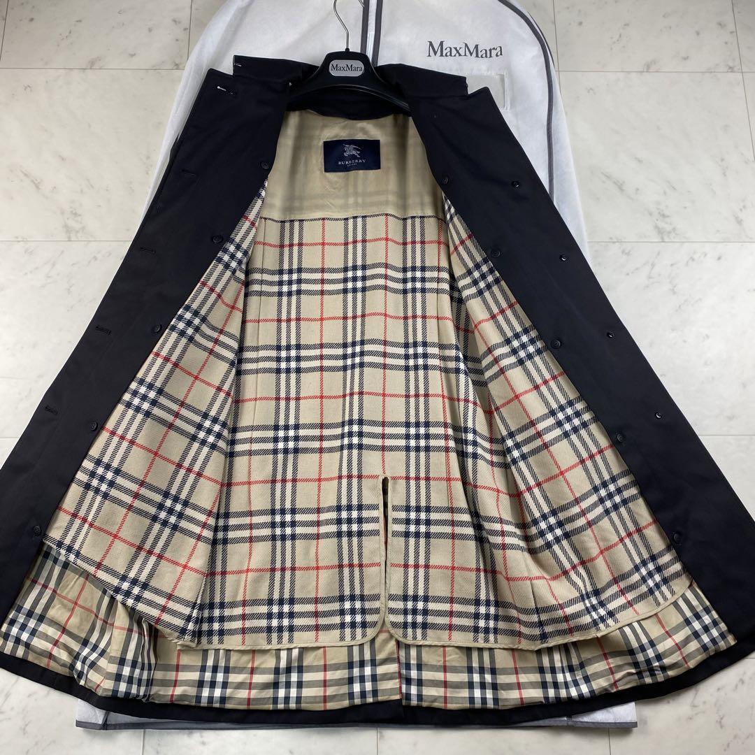 希少L◎BURBERRYLONDON トレンチコート　ライナー付き　ブラック