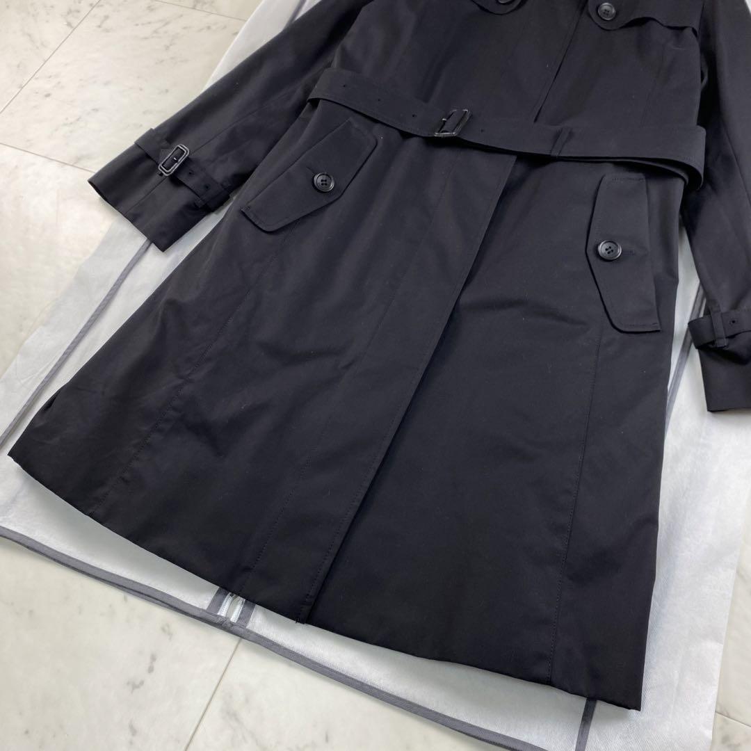 希少L◎BURBERRYLONDON トレンチコート　ライナー付き　ブラック