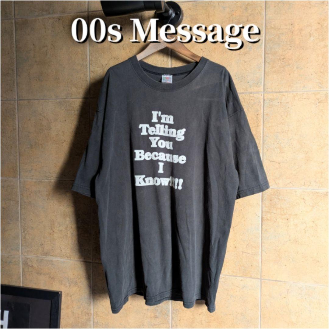00s ナイスフェード　メッセージ　Tシャツ XL