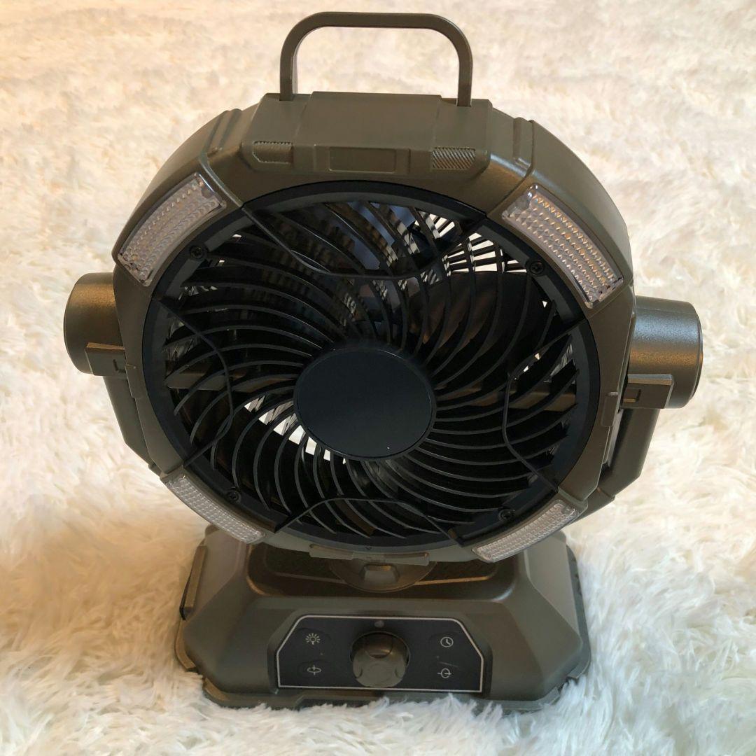 ⭐おすすめ⭐アウトドア キャンプ 扇風機 充電式 防災 リモコン付き 新品❤】アウトドア 扇風機 キャンプ 充電式 リモコン付き 卓上