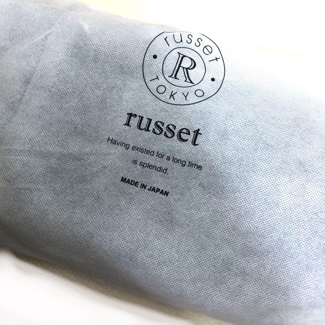 russet ラシット ボディバッグ 黒×紺 限定品 ユニセックス ゴールド金具 russet ラシット ボディバッグ 黒×紺 限定品 ユニセックス