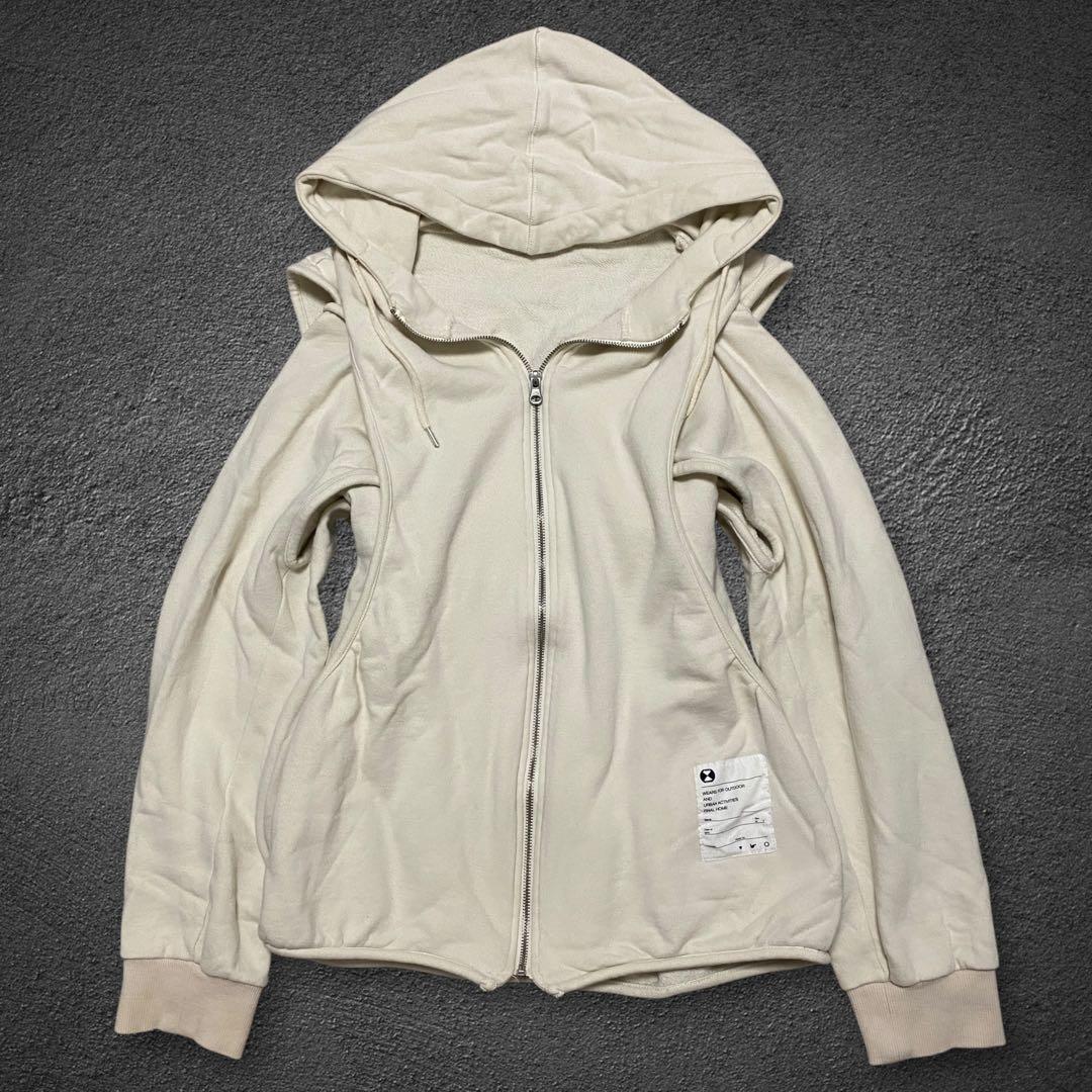 FINAL HOME 2way gimmick zip-up hoodie