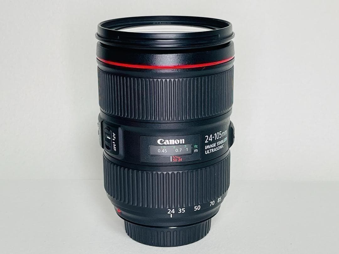 美品 Canon EF24-105mm F4L IS II レンズフィルター付き 美品 Canon EF24-105mm F4L IS II レンズフィルター付き
