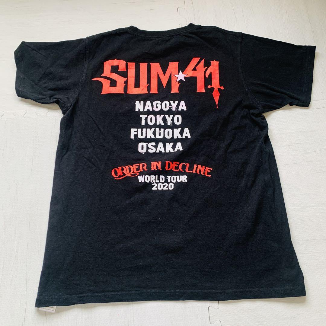 SUM41 UNISEX T-SHIRT: BLUE DEMON (BACK PRINT) / ロック