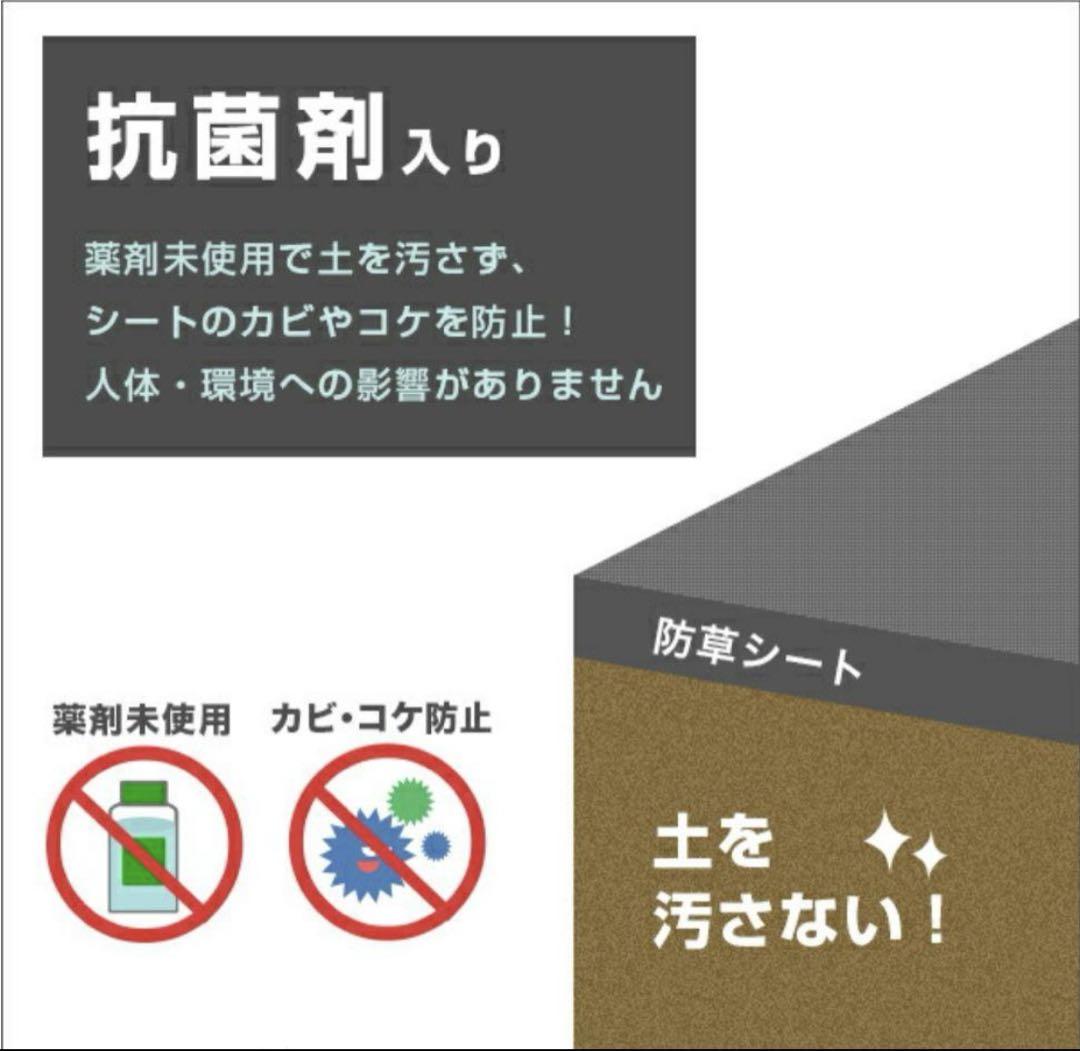 防草シート 高密度・抗菌剤入り1.2m×150m (耐久性4〜6年) 75m×2 防草シート 高密度・抗菌剤入り 1.2m×75m (耐久性4〜6年) 園芸養