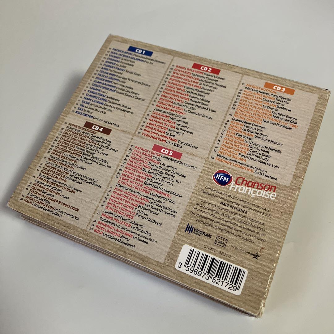輸入盤CD5枚組　RFM Chanson Francaise 輸入盤CD5枚組 RFM Chanson Francaise