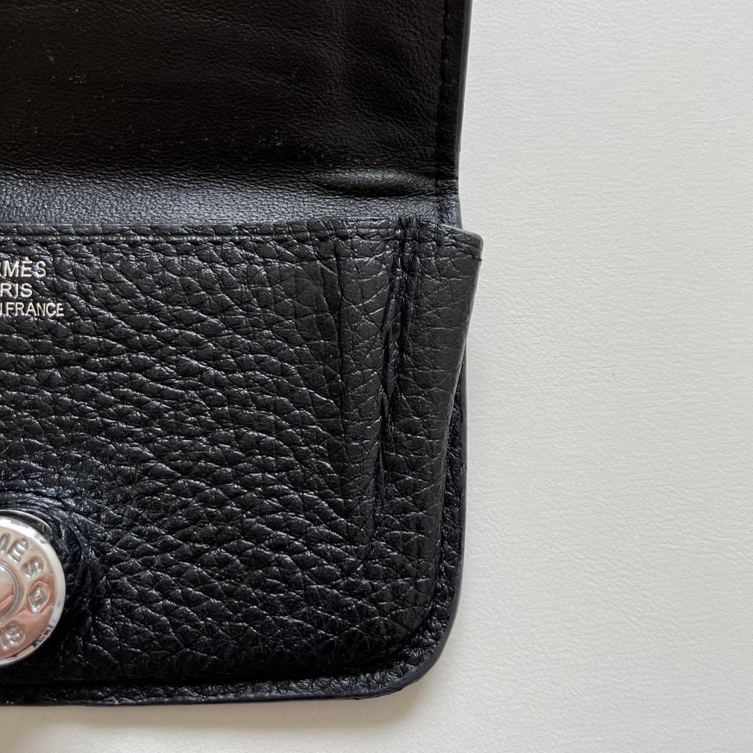 HERMES エルメス ドゴン ブラック コインケース キーケース