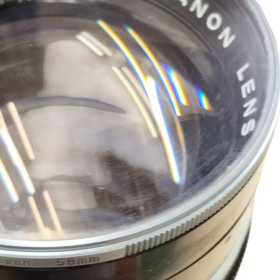 キヤノン Canon 100mm F2 ライカ L39 マウント レザーケース付 キヤノン Canon 100mm F2 ライカ L39 マウント レザーケース付