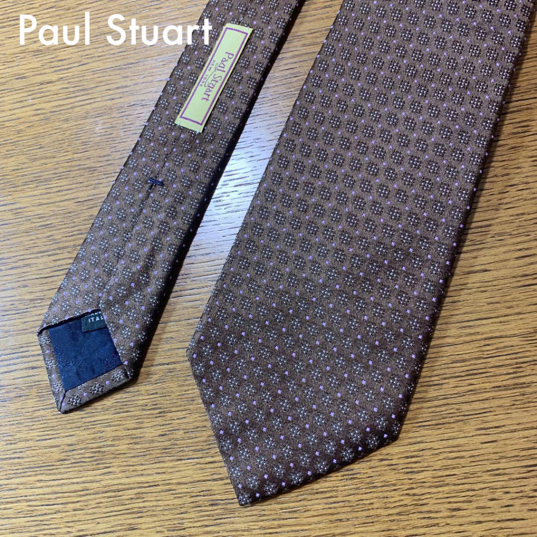 100 本物 極美品 ネクタイ 高級 ポール スチュアート Stuart Paul ネクタイ Www Tmvc Org