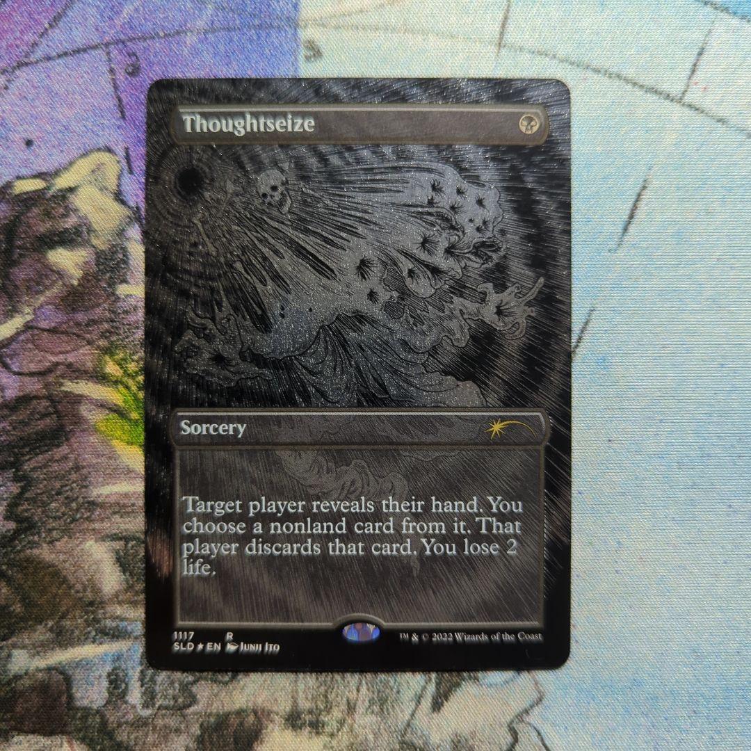 MTG　思考囲い　エッチングfoil 伊藤潤二　英語4枚まとめ売り
