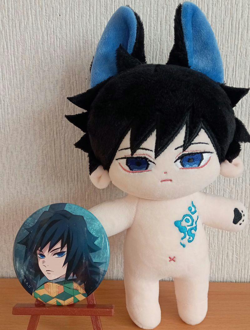 着せ替えぬいぐるみ20cm　冨岡義勇　耳尻尾付き