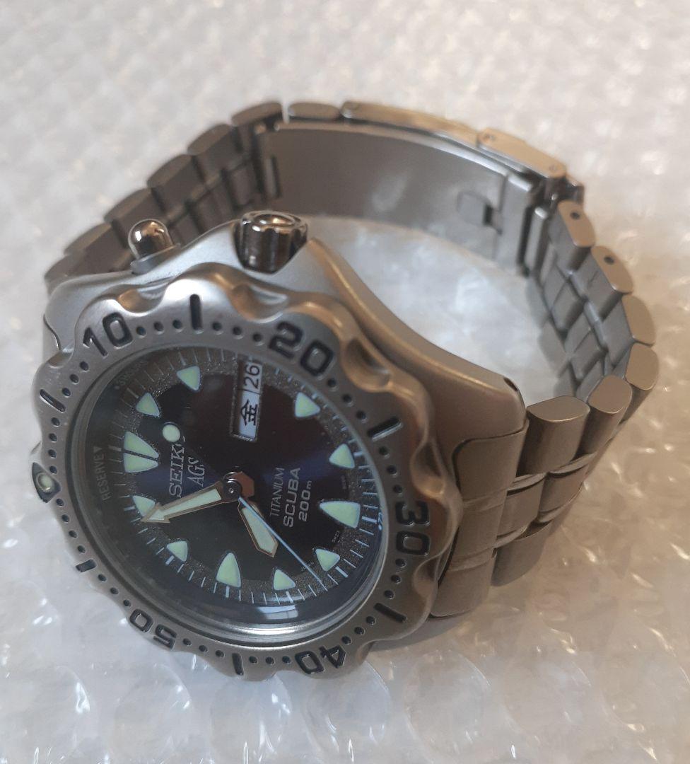 SEIKOチタン自動巻きスキューバ200mメンズ腕時計 WWW_MORNINGWALKER_COM
