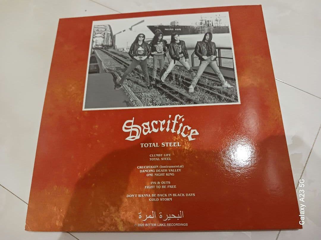 【500枚限定】Sacrifice Total Steel 2枚組 レコード 500枚限定】Sacrifice Total Steel 2枚組 レコード