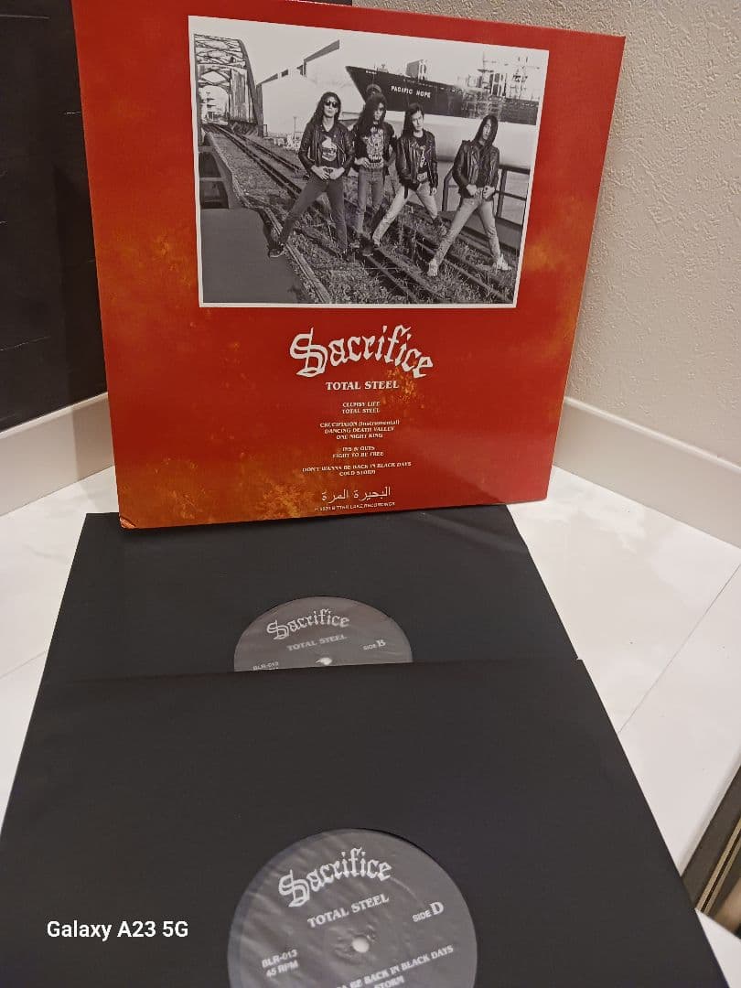 500枚限定】Sacrifice Total Steel 2枚組 レコード 洋楽