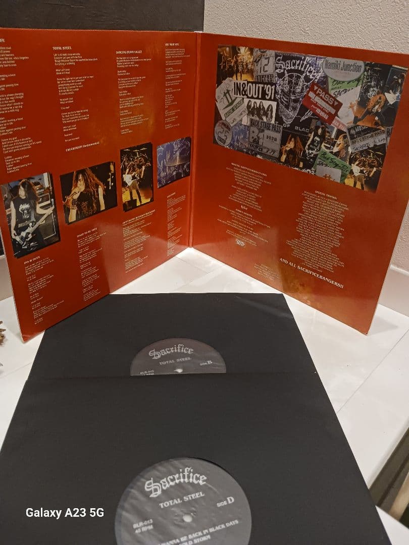 【500枚限定】Sacrifice Total Steel 2枚組 レコード 500枚限定】Sacrifice Total Steel 2枚組 レコード