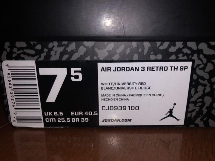 大得価2022 NIKE AIR JORDAN3 25.5cm d4O8B-m85357813927 お得通販