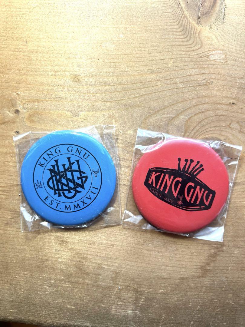 King Gnu 缶バッジ ファンクラブ限定ガチャ ツアーグッズ - メルカリ