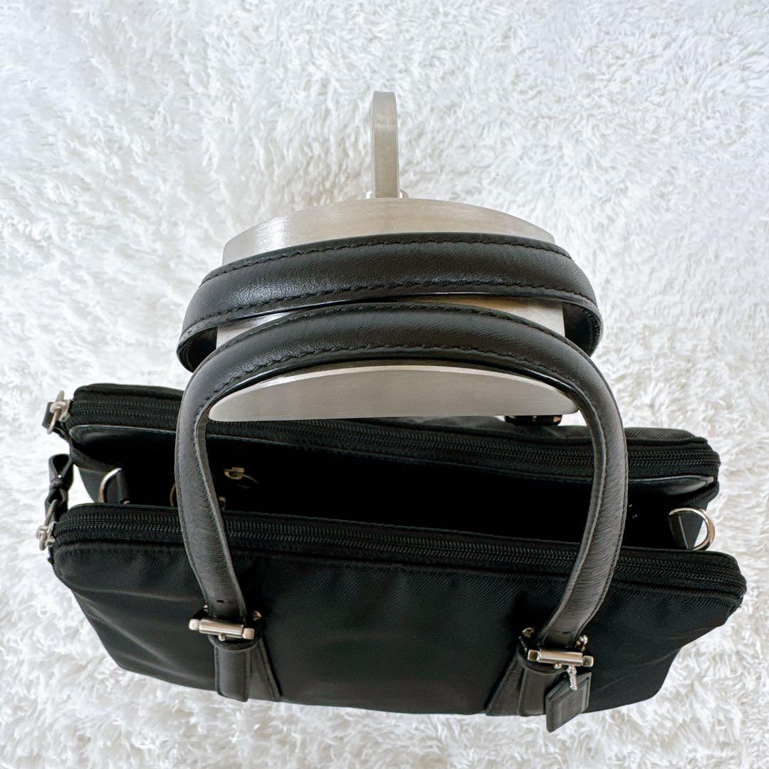 COACH マーサーツイル レザーハンドルショルダーバッグ 2way 7436