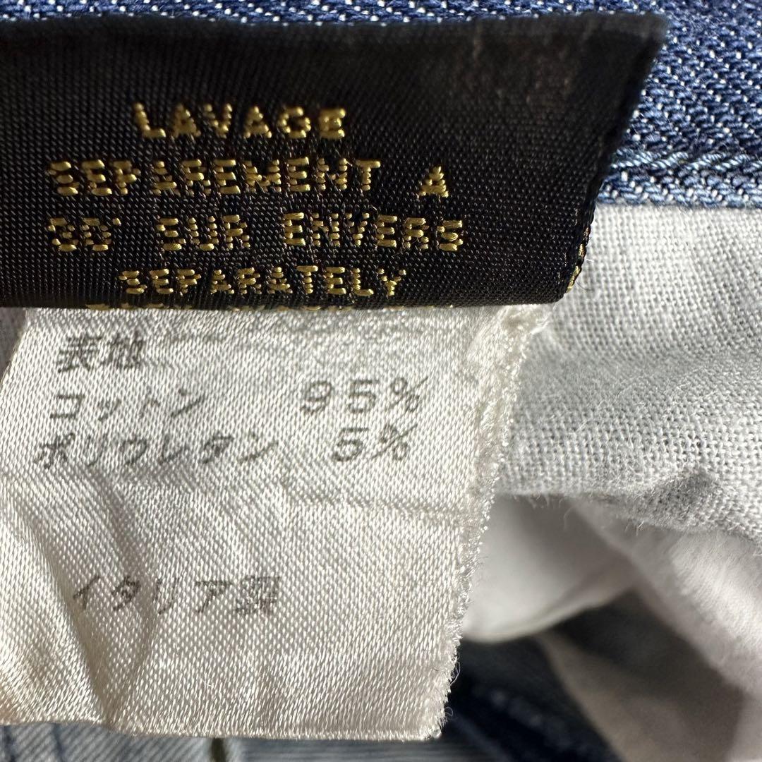 極美品 LOUIS VUITTON ダークブルーデニム 36 S~M イタリア製 極美品 LOUIS VUITTON ダークブルーデニム 36 S~M イタリア製
