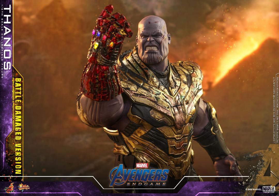 ホットトイズ　アベンジャーズ：サノス（バトルダメージ版）【新品・未開封】 私が絶対なのだ。】絶対的なクオリティが約束されたフィギュア