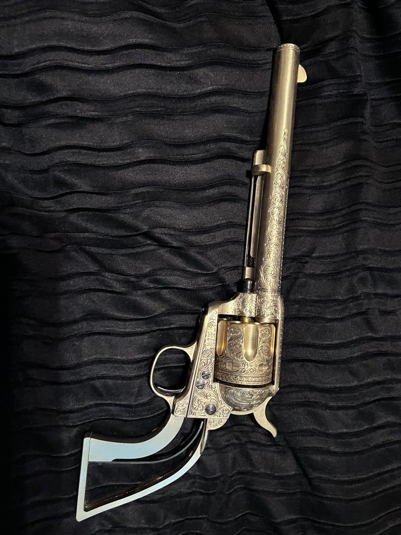 Display M1873 Colt Cavalry 装飾的な金ーリボルバー