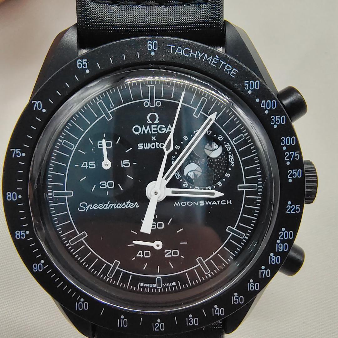 時計 Mission To The Moonphase Black SO33B700