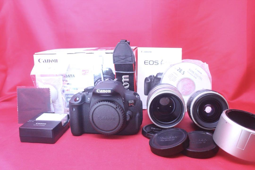 Canon Kiss x7i ダブルレンズ スマホ転送可能 デジタルカメラ Canon Kiss x7i ダブルレンズ スマホ転送可能 デジタルカメラ