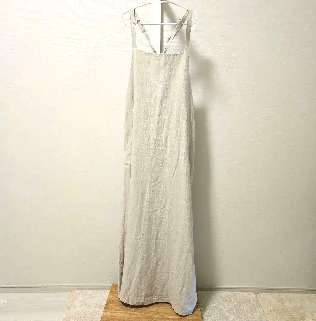 RNA-N　キャミワンピース　ロングワンピース　ベージュ　麻素材 RNA-N LINEN 2022SUMMER - RNA ONLINE STORE | アールエヌエー