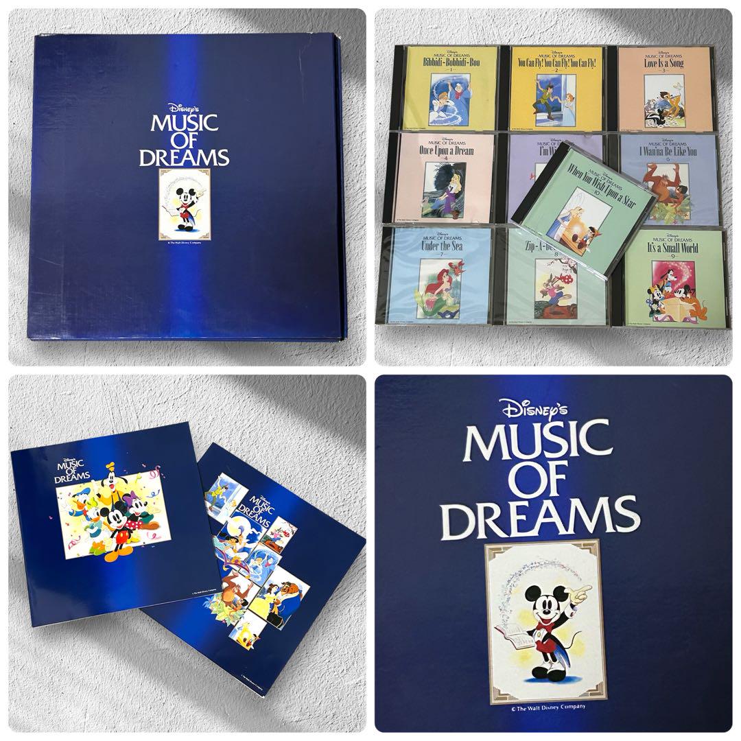Disney's Music of Dreams 10枚組 Disney's Music of Dreams Box Collection Set 10 CD Japanese