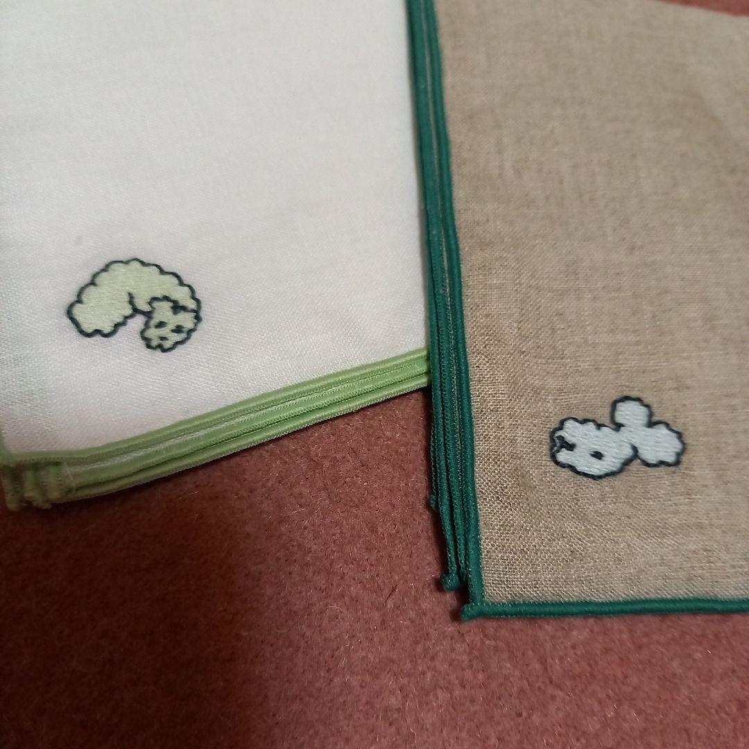 無印良品 刺繍 ハンカチ ２枚セット メルカリ