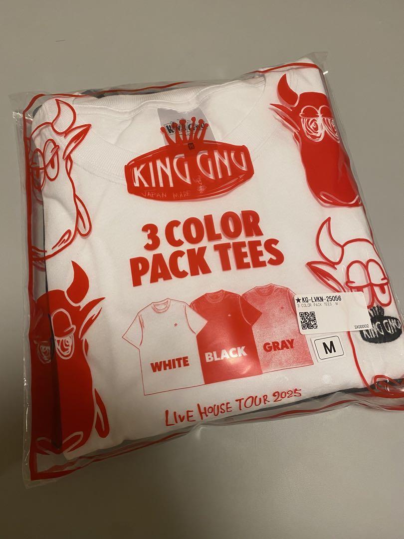 King Gnu 3COLOR PACK TEES Tシャツ Lサイズ King Gnu 3COLOR PACK TEES（King Gnu 3COLOR PACK TEES Tシャツ