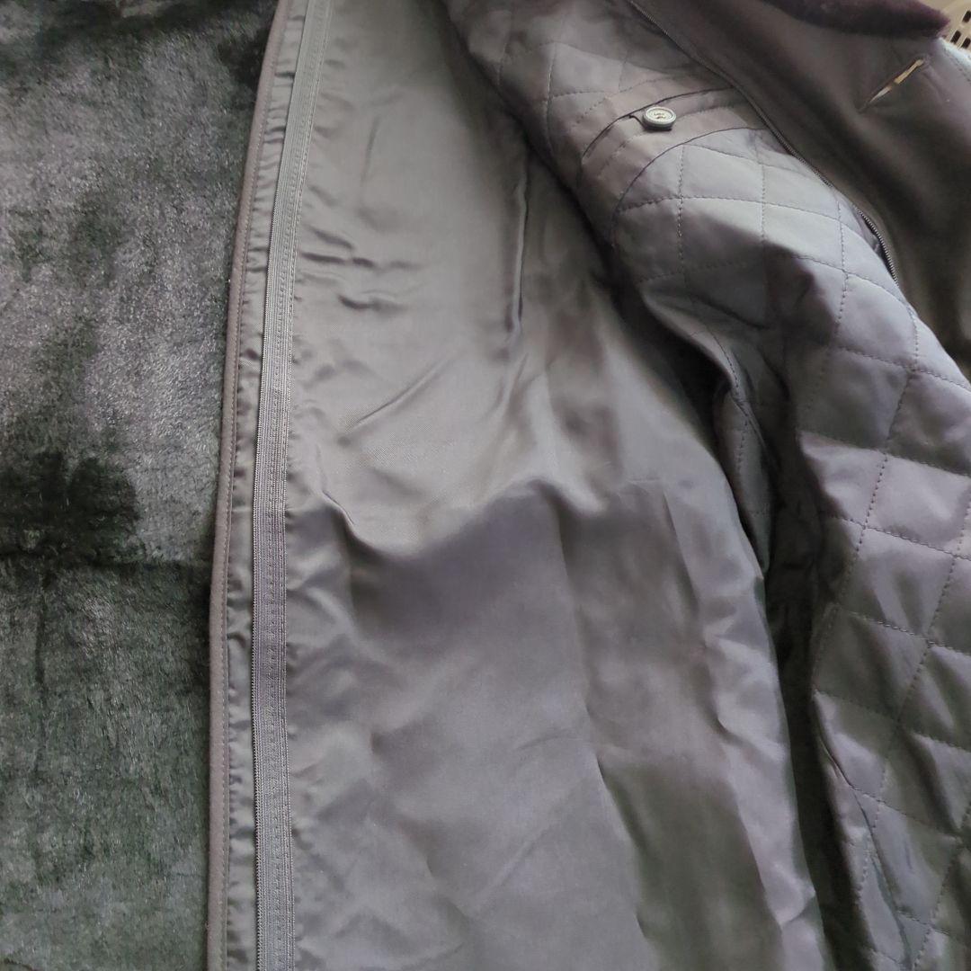 黒 ステンカラーコート ウエストベルト付き 黒 ステンカラーコート ウエストベルト付き