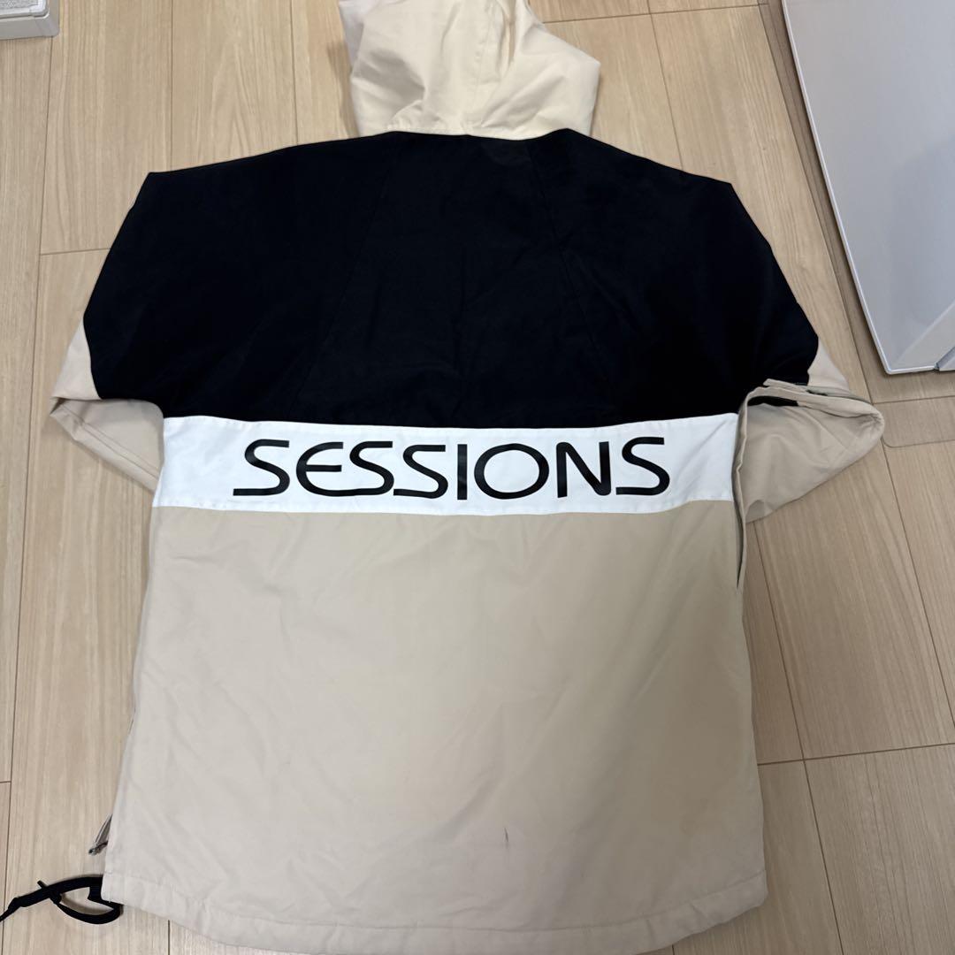 セッションズ SESSIONS プルオーバージャケット ベージュ ユニセックス