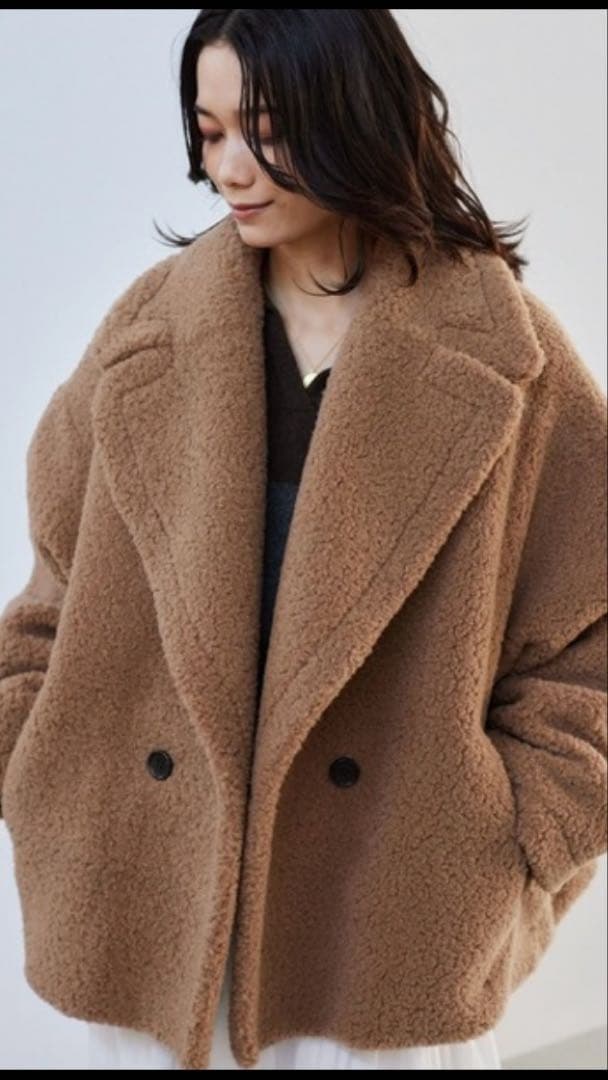 バンヤードストーム プードルボアコート キャメル サイズ0S・BARNYARDSTORM