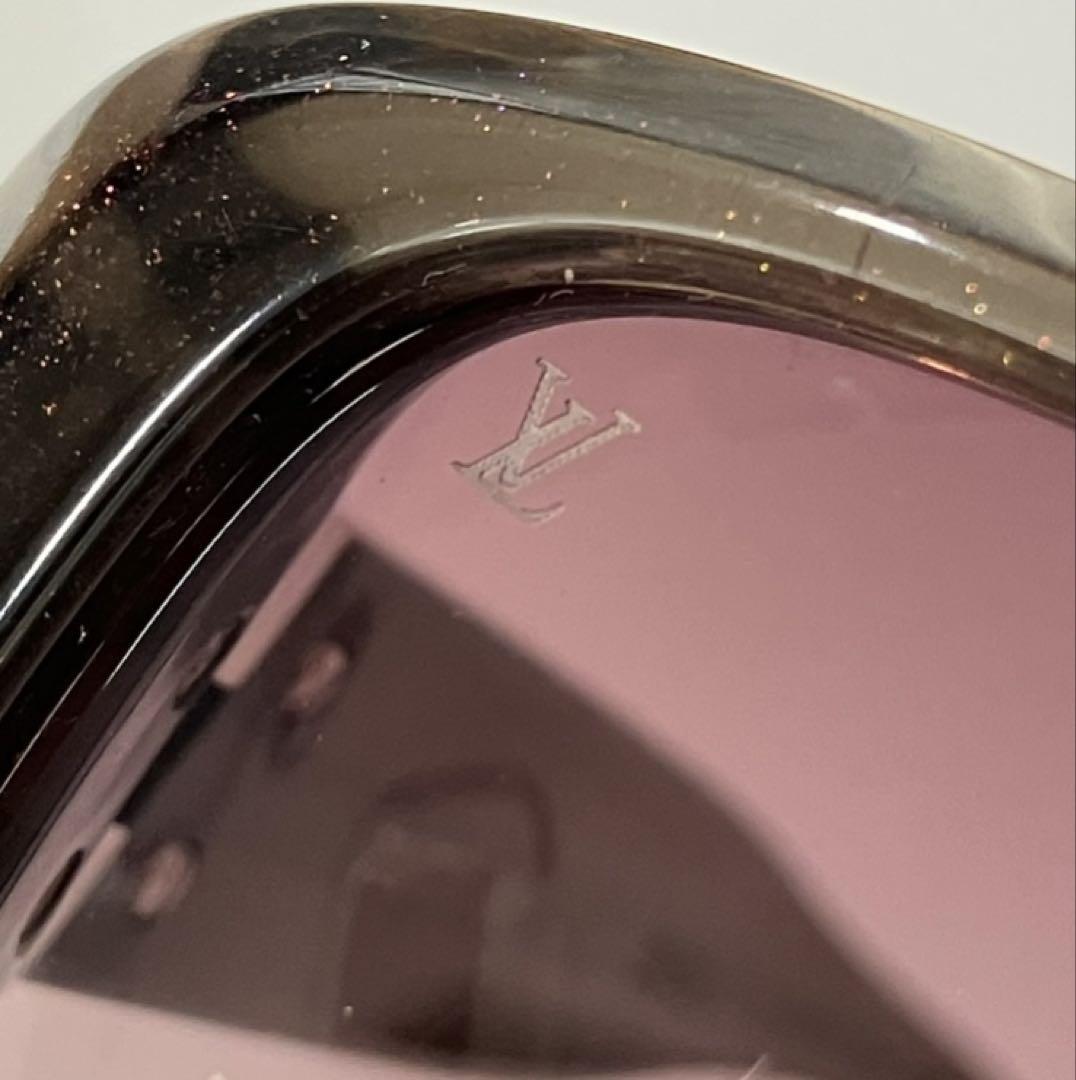 ルイヴィトン Louis Vuitton スプソン ラメグレー×バイオレット