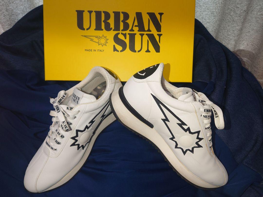 muta ✖️URBAN SUN コラボホワイト スニーカー URBAN SUN×muta/アーバンサン×ムータ】コラボスニーカーホワイト