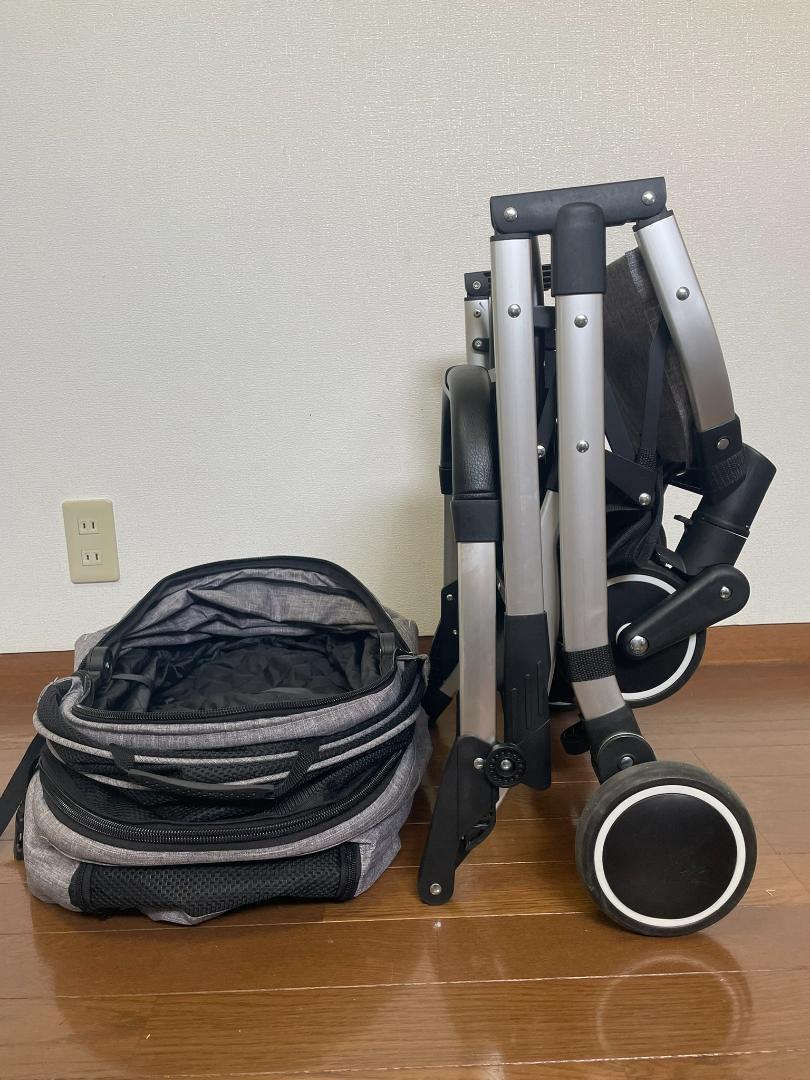 DODOPET 中小型犬用ドッグカート グレー