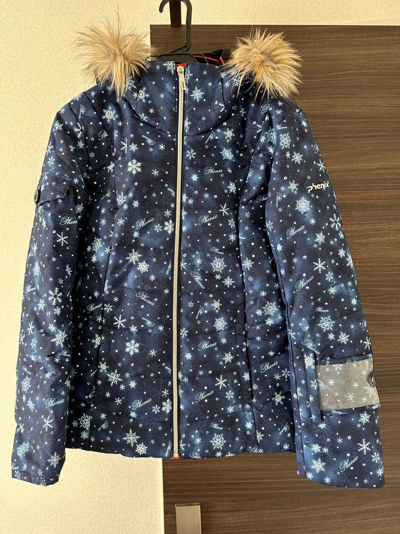 【美品】XPERIENCE 雪の結晶模様 ウィンタースポーツウェア