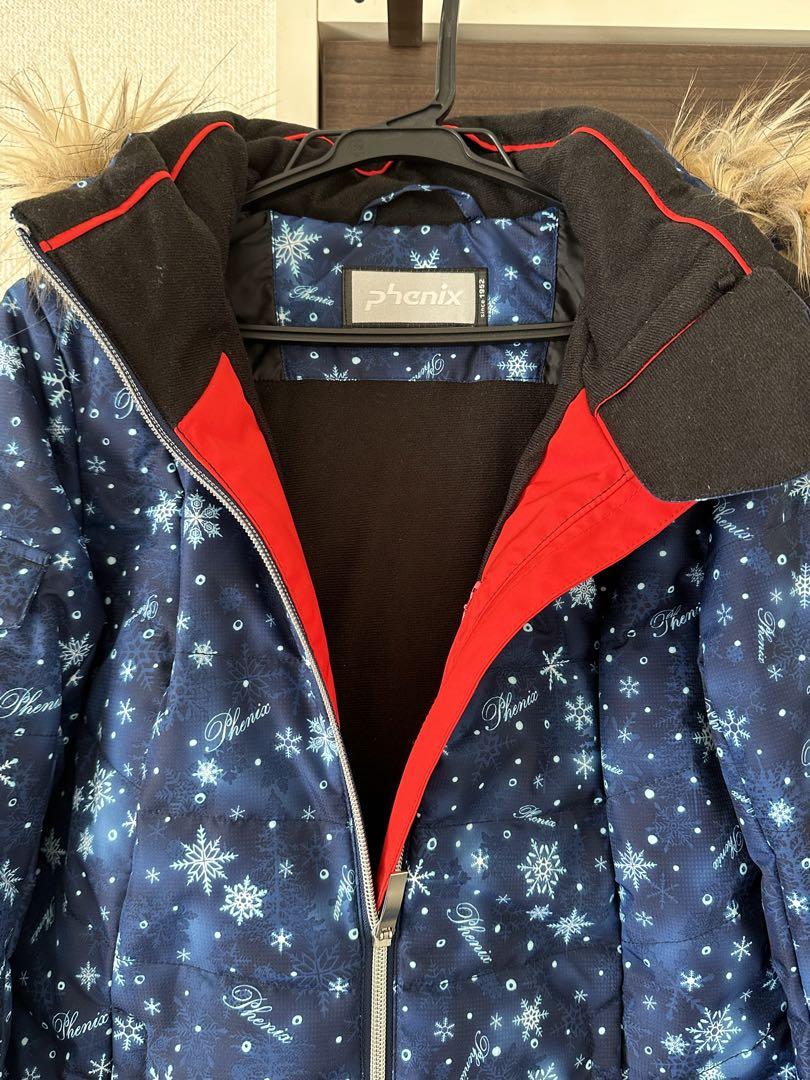 【美品】XPERIENCE 雪の結晶模様 ウィンタースポーツウェア
