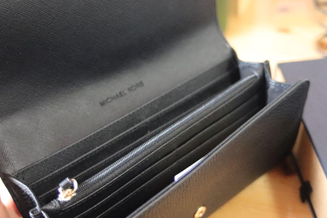 MICHAEL KORS ブラック レディース 長財布