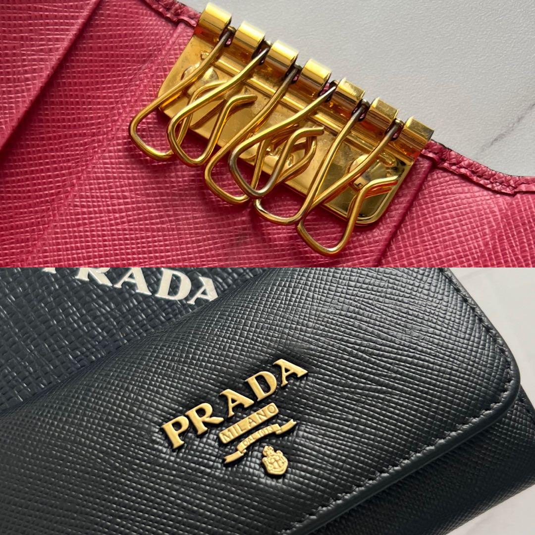 613 美品 PRADA プラダ キーケース