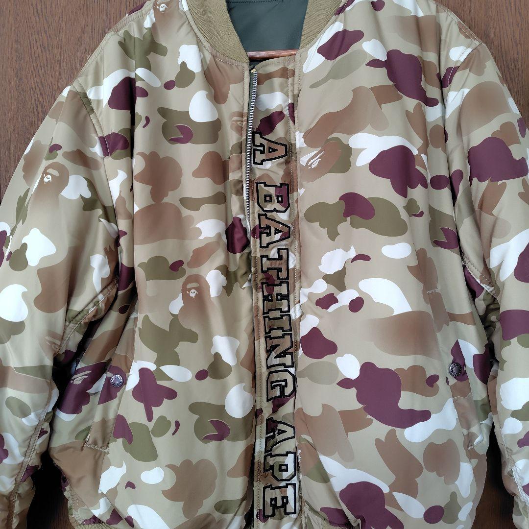 BAPE MA-1 フライトジャケット オリーブグリーン